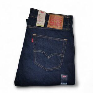 Levis 511 Men's Size 36x32 Slim Fit Jeans Flex Stretch Denim Dark Wash NWT